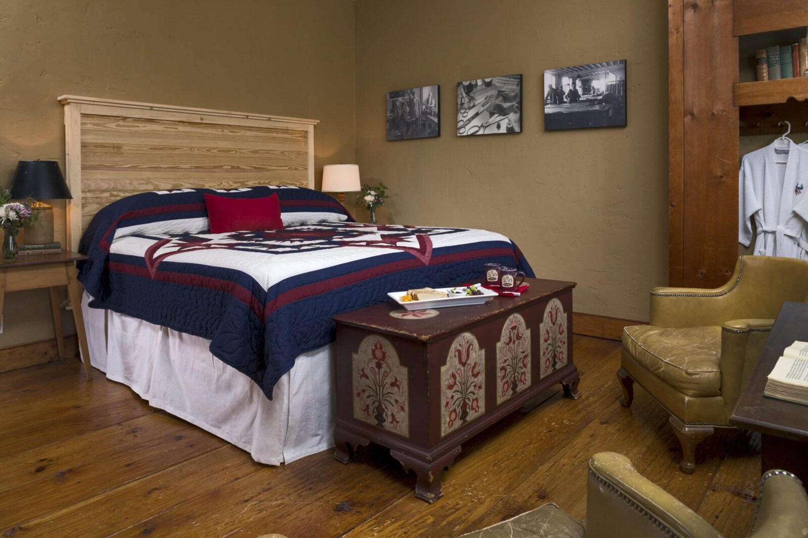 Stay in the Tailor's Cottage during the Pennsylvania Ren Faire.