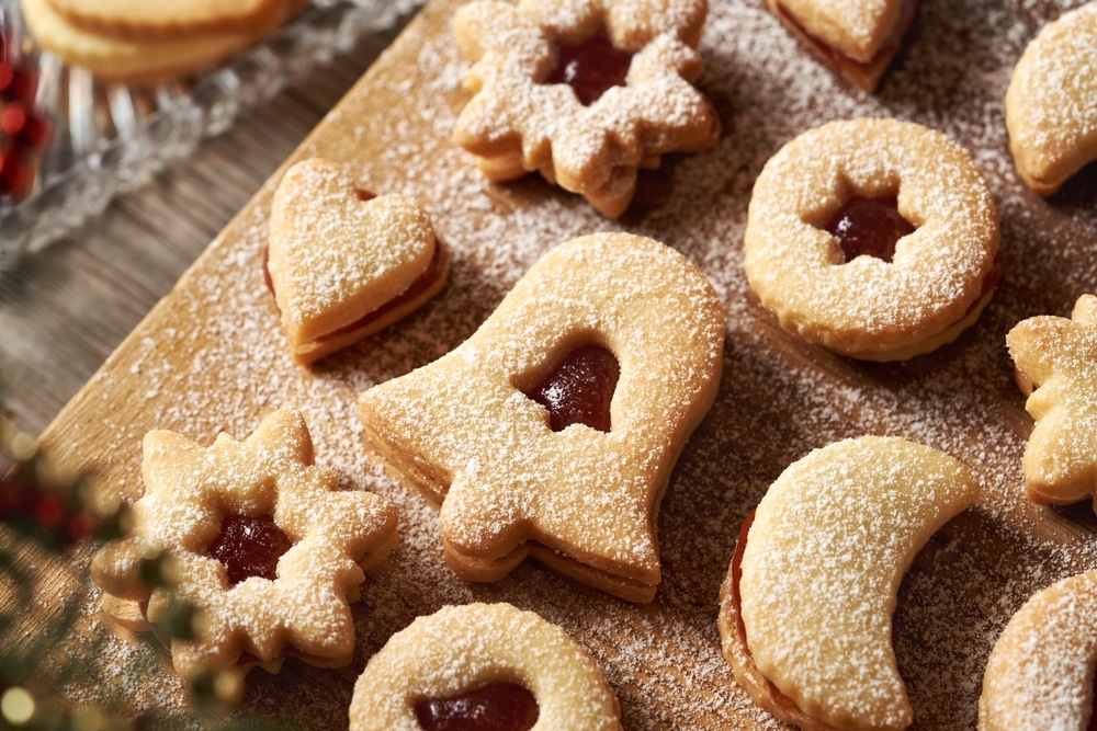 Take a Christmas Cookies tour during Christmas in Lancaster and trying Linzer Cookies.