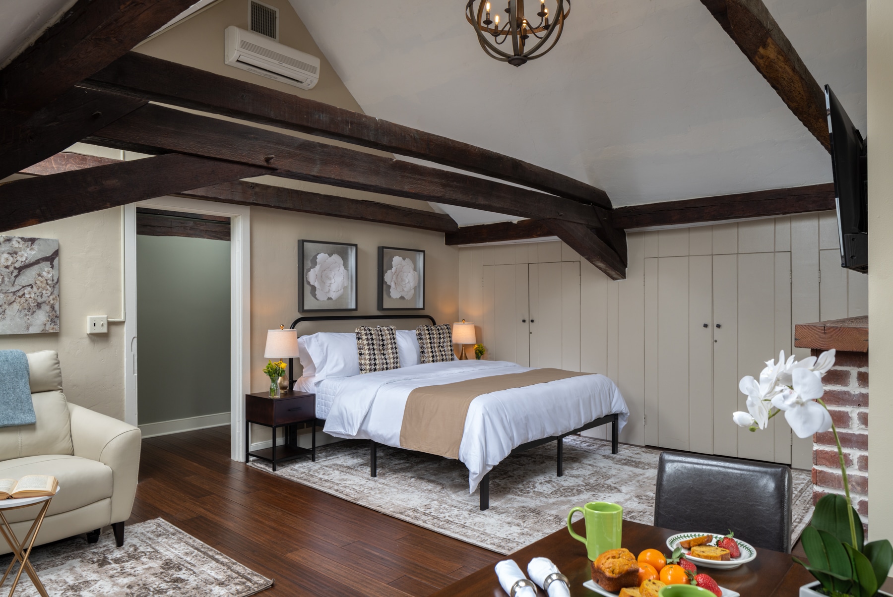 Beautiful guest room at our historic Bed and Breakfast in Lancaster, PA