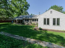 back yard of guest house