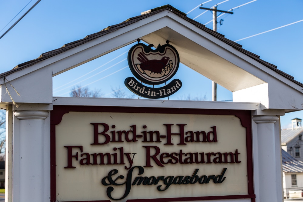 Bird in Hand is one of the top Amish Restaurants in Lancaster, PA